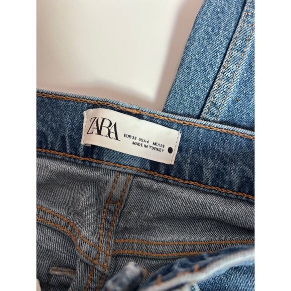 Zara Womens Sparkly Jeans *Size 4* - Picture 3 of 4